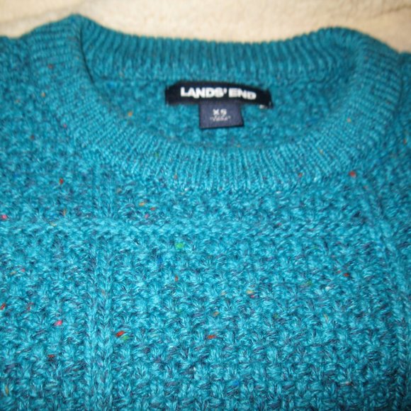 Lands' End Women's Cable pullover Cardigan, NWOT - Picture 4 of 4